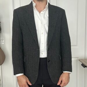 Harris Tweed grey blazer size 40R